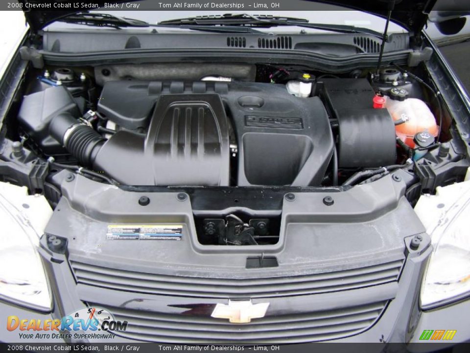 2008 Chevrolet Cobalt LS Sedan Black / Gray Photo #12