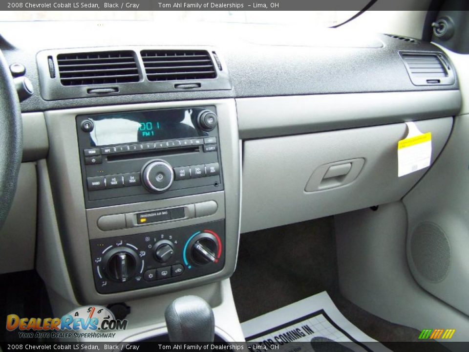 2008 Chevrolet Cobalt LS Sedan Black / Gray Photo #15