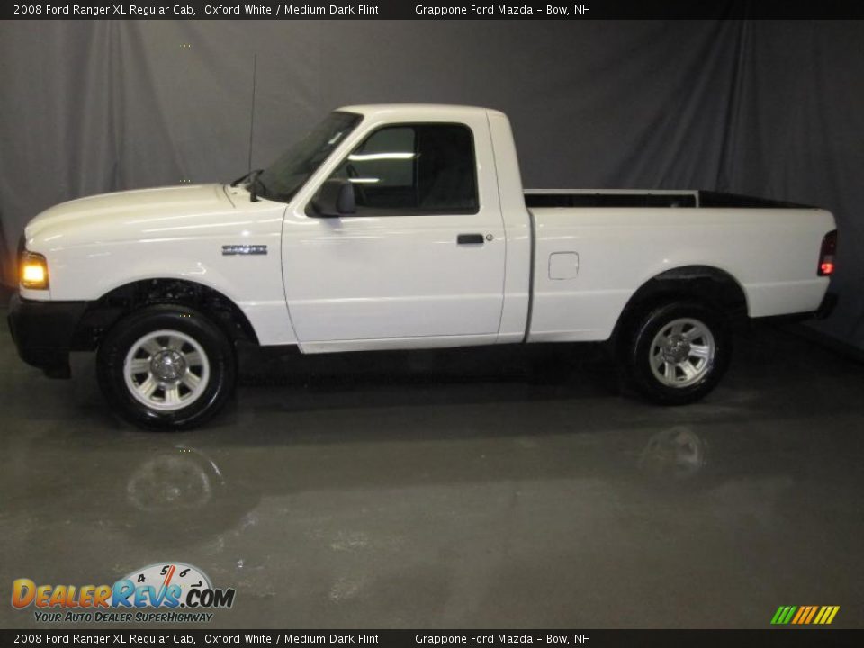 2008 Ford Ranger XL Regular Cab Oxford White / Medium Dark Flint Photo #2