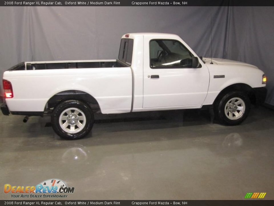 2008 Ford Ranger XL Regular Cab Oxford White / Medium Dark Flint Photo #4