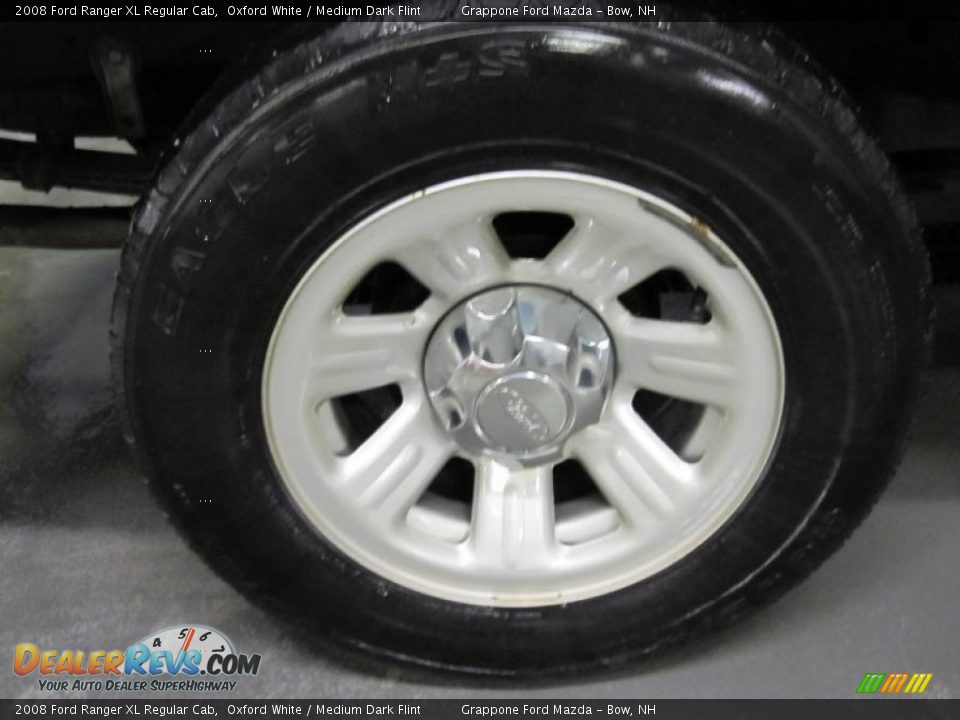 2008 Ford Ranger XL Regular Cab Oxford White / Medium Dark Flint Photo #5