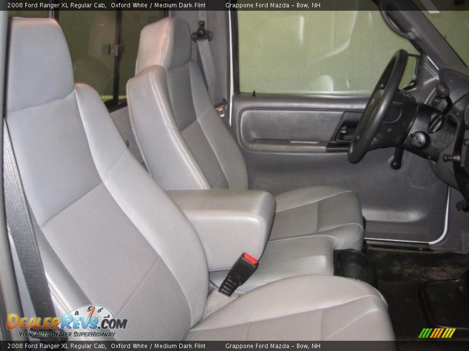 2008 Ford Ranger XL Regular Cab Oxford White / Medium Dark Flint Photo #6