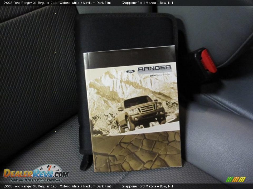 2008 Ford Ranger XL Regular Cab Oxford White / Medium Dark Flint Photo #7