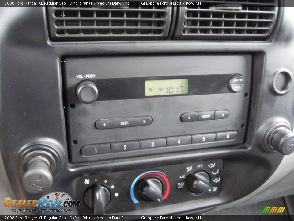 2008 Ford Ranger XL Regular Cab Oxford White / Medium Dark Flint Photo #8