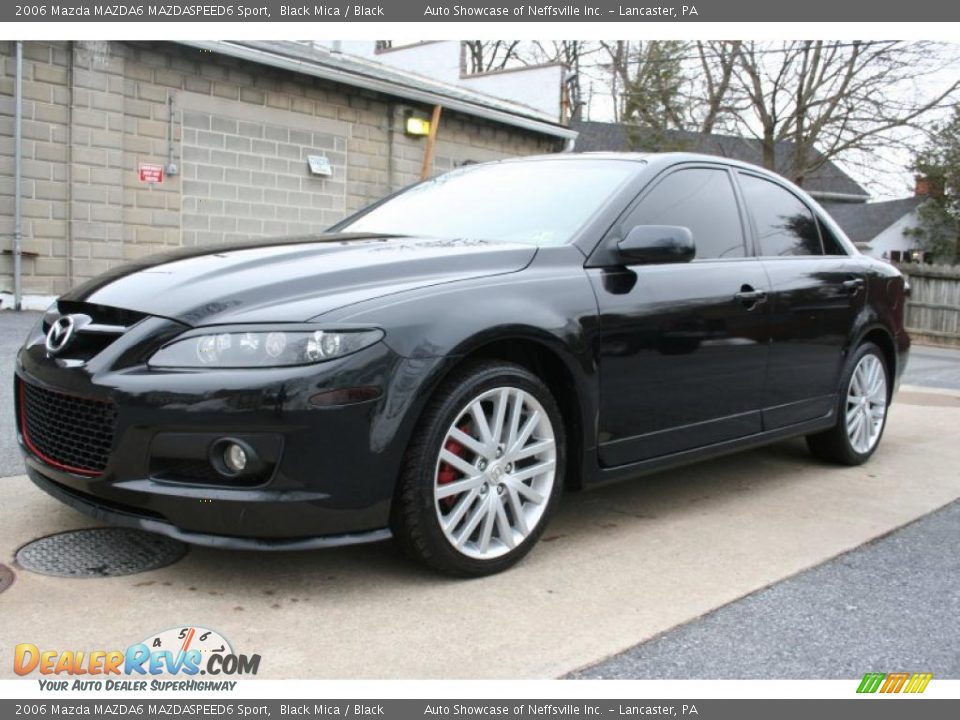 2006 Mazda MAZDA6 MAZDASPEED6 Sport Black Mica / Black Photo #1