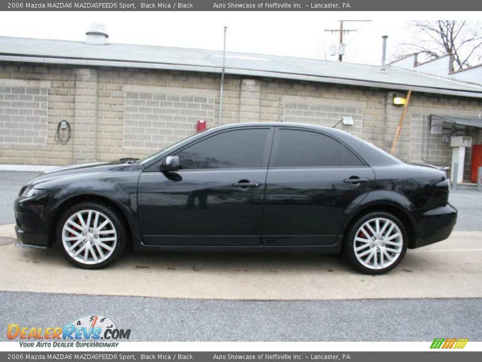 2006 Mazda MAZDA6 MAZDASPEED6 Sport Black Mica / Black Photo #3