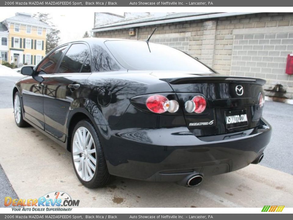2006 Mazda MAZDA6 MAZDASPEED6 Sport Black Mica / Black Photo #4