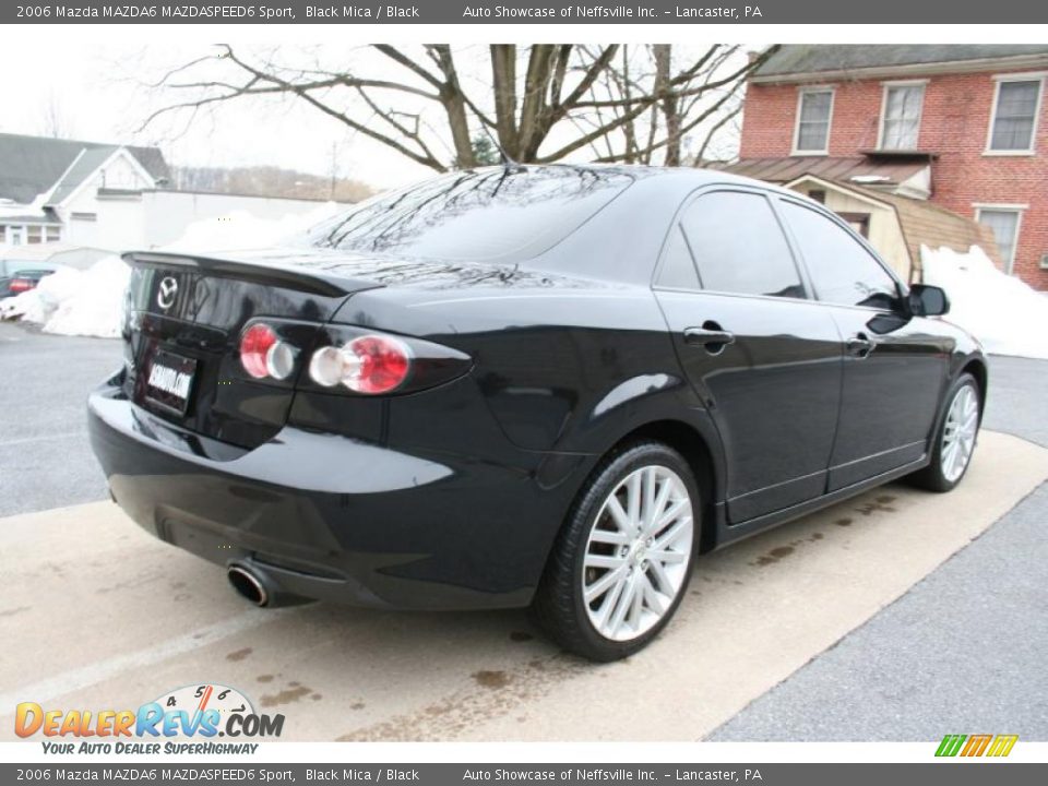 2006 Mazda MAZDA6 MAZDASPEED6 Sport Black Mica / Black Photo #6