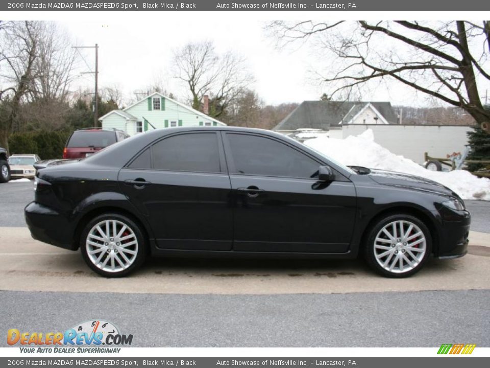 2006 Mazda MAZDA6 MAZDASPEED6 Sport Black Mica / Black Photo #7