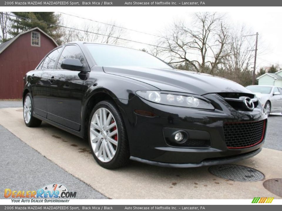 2006 Mazda MAZDA6 MAZDASPEED6 Sport Black Mica / Black Photo #8