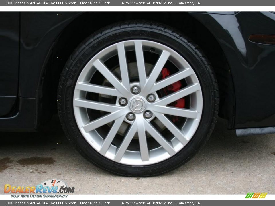 2006 Mazda MAZDA6 MAZDASPEED6 Sport Black Mica / Black Photo #9