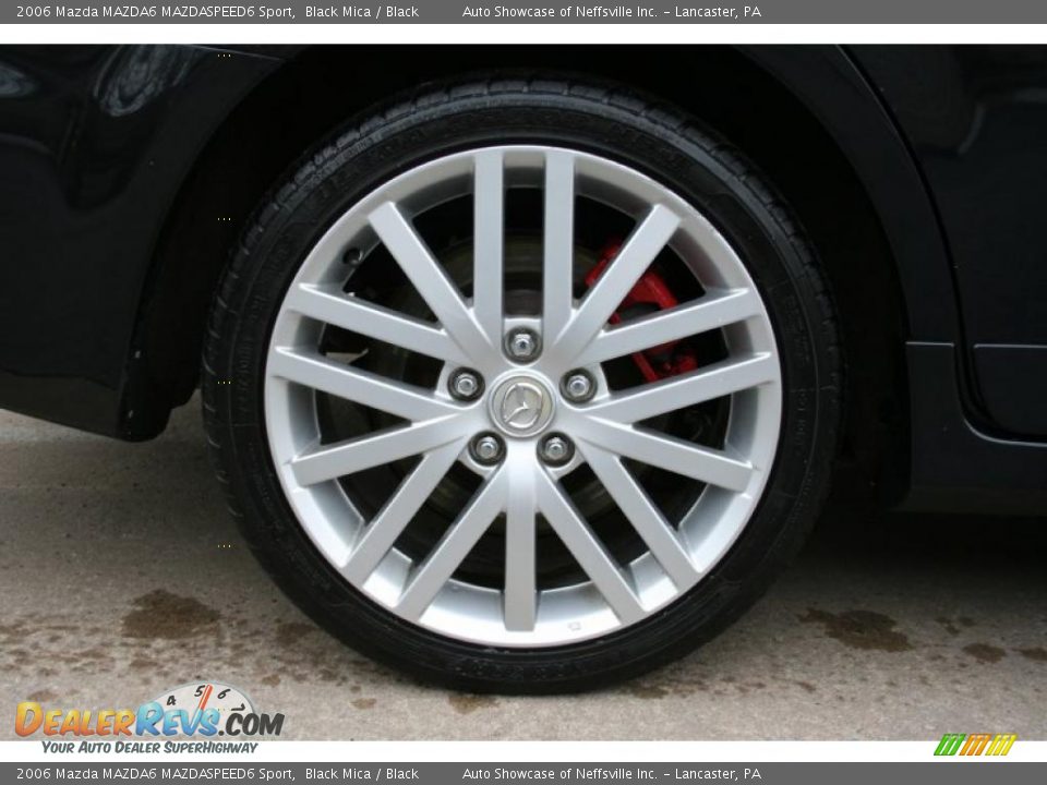 2006 Mazda MAZDA6 MAZDASPEED6 Sport Black Mica / Black Photo #10