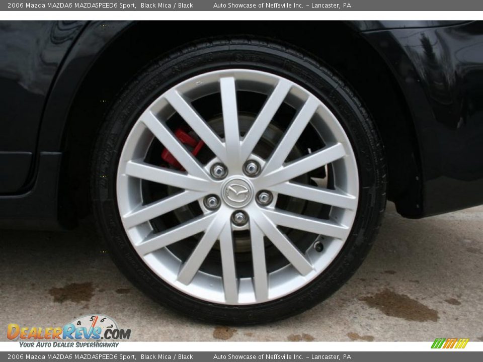 2006 Mazda MAZDA6 MAZDASPEED6 Sport Black Mica / Black Photo #11
