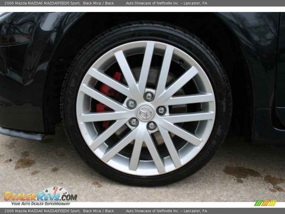 2006 Mazda MAZDA6 MAZDASPEED6 Sport Black Mica / Black Photo #12