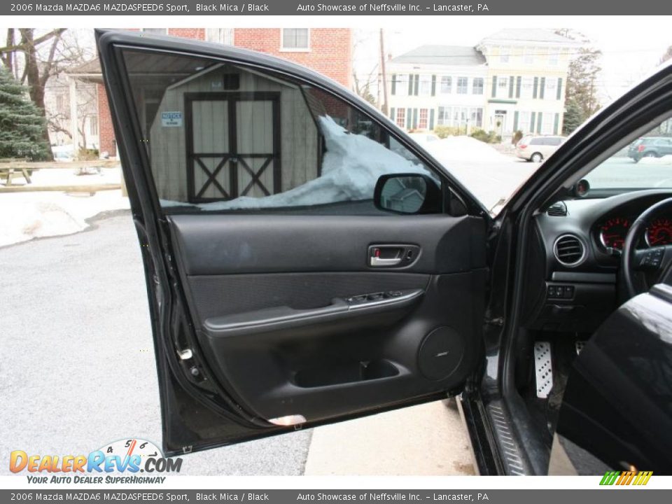 2006 Mazda MAZDA6 MAZDASPEED6 Sport Black Mica / Black Photo #13