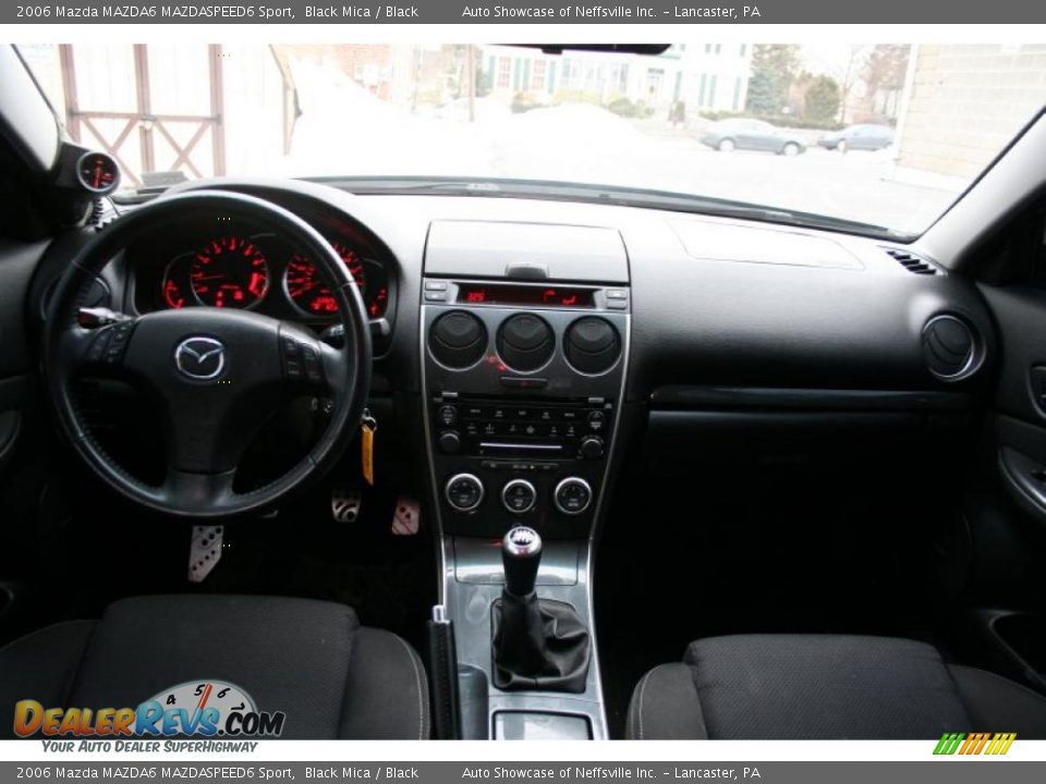 2006 Mazda MAZDA6 MAZDASPEED6 Sport Black Mica / Black Photo #17