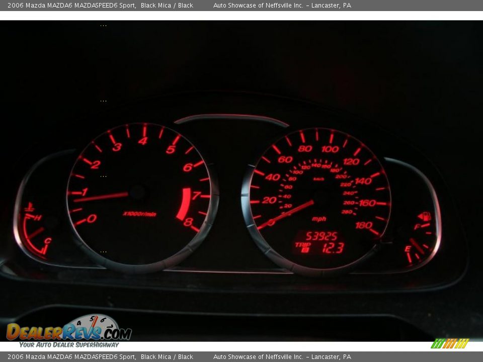 2006 Mazda MAZDA6 MAZDASPEED6 Sport Black Mica / Black Photo #18