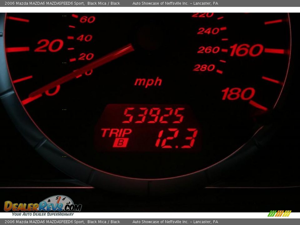 2006 Mazda MAZDA6 MAZDASPEED6 Sport Black Mica / Black Photo #19