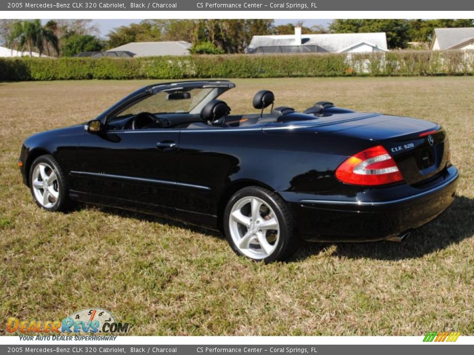2005 Mercedes-Benz CLK 320 Cabriolet Black / Charcoal Photo #4