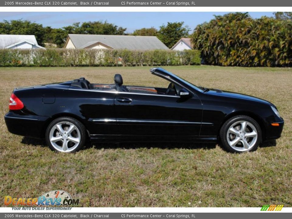 2005 Mercedes-Benz CLK 320 Cabriolet Black / Charcoal Photo #7