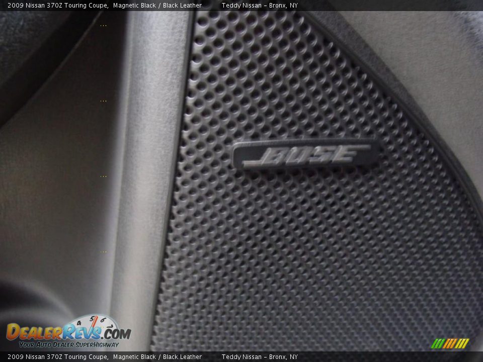 2009 Nissan 370Z Touring Coupe Magnetic Black / Black Leather Photo #11
