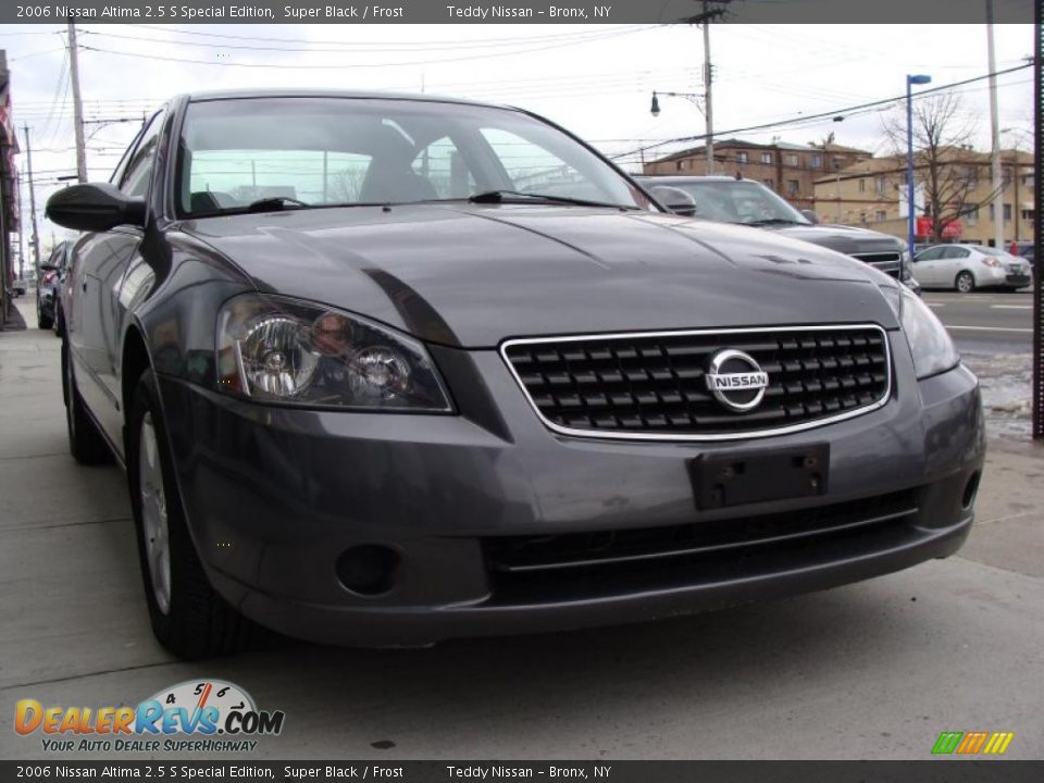 2006 Nissan Altima 2.5 S Special Edition Super Black / Frost Photo #1
