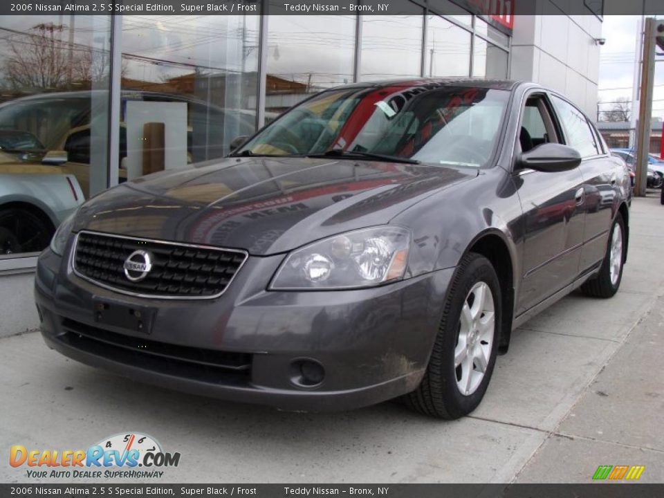 2006 Nissan Altima 2.5 S Special Edition Super Black / Frost Photo #3