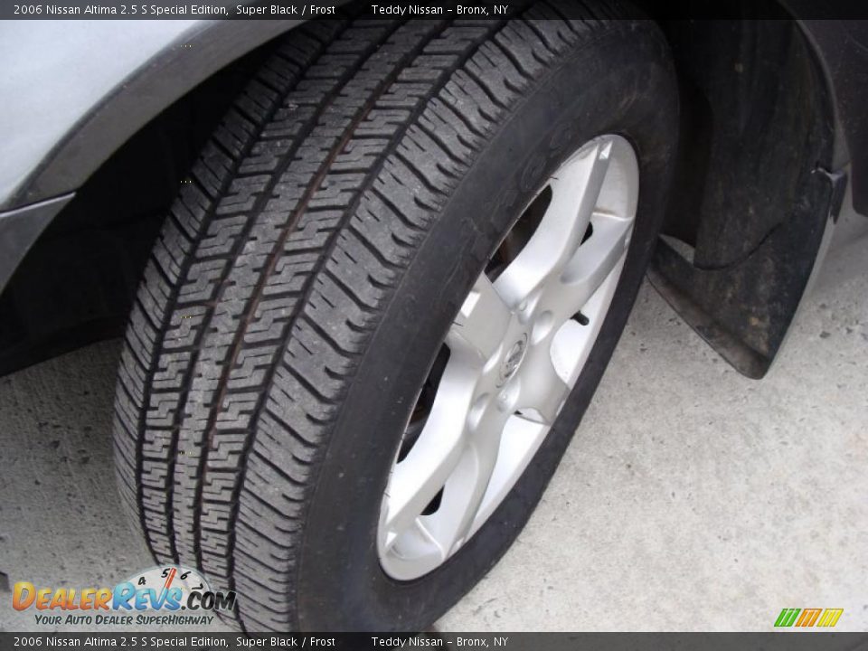 2006 Nissan Altima 2.5 S Special Edition Super Black / Frost Photo #8