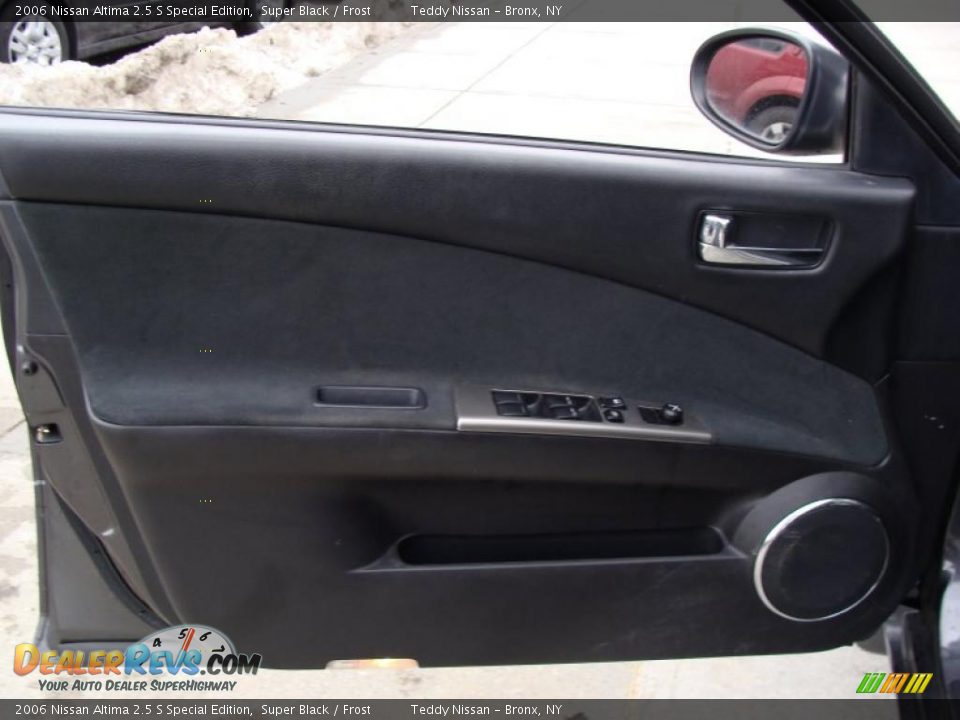 2006 Nissan Altima 2.5 S Special Edition Super Black / Frost Photo #9