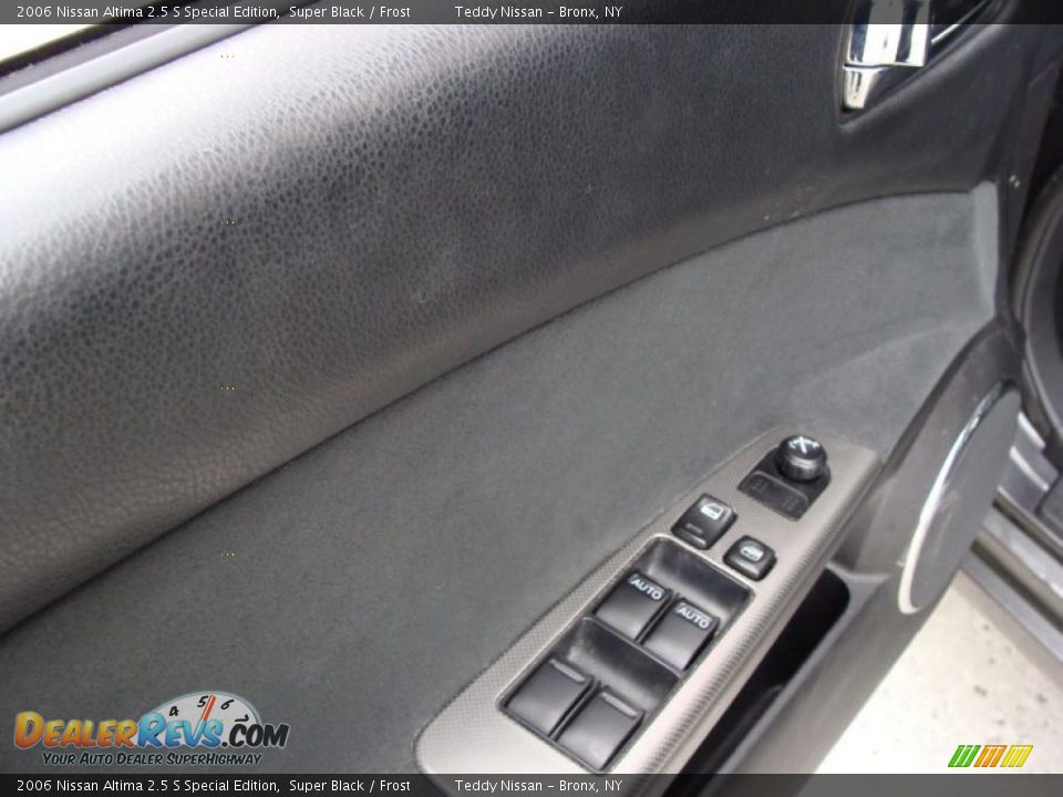 2006 Nissan Altima 2.5 S Special Edition Super Black / Frost Photo #10