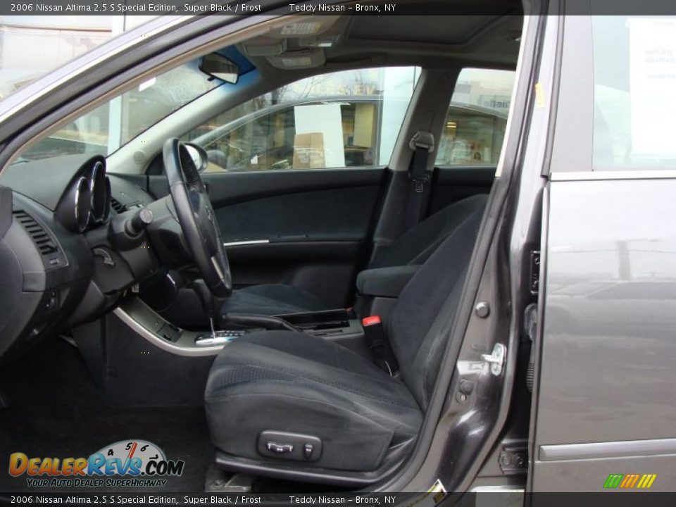 2006 Nissan Altima 2.5 S Special Edition Super Black / Frost Photo #11