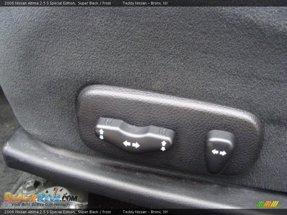 2006 Nissan Altima 2.5 S Special Edition Super Black / Frost Photo #12