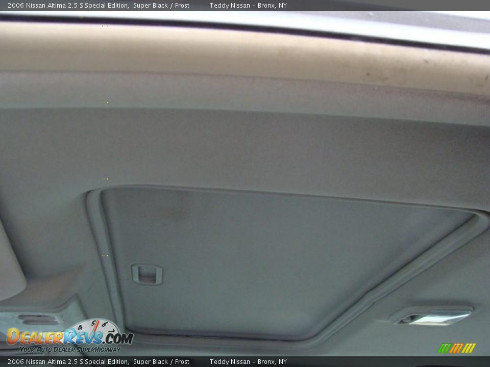 2006 Nissan Altima 2.5 S Special Edition Super Black / Frost Photo #13