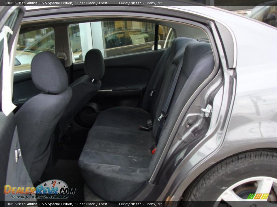 2006 Nissan Altima 2.5 S Special Edition Super Black / Frost Photo #16