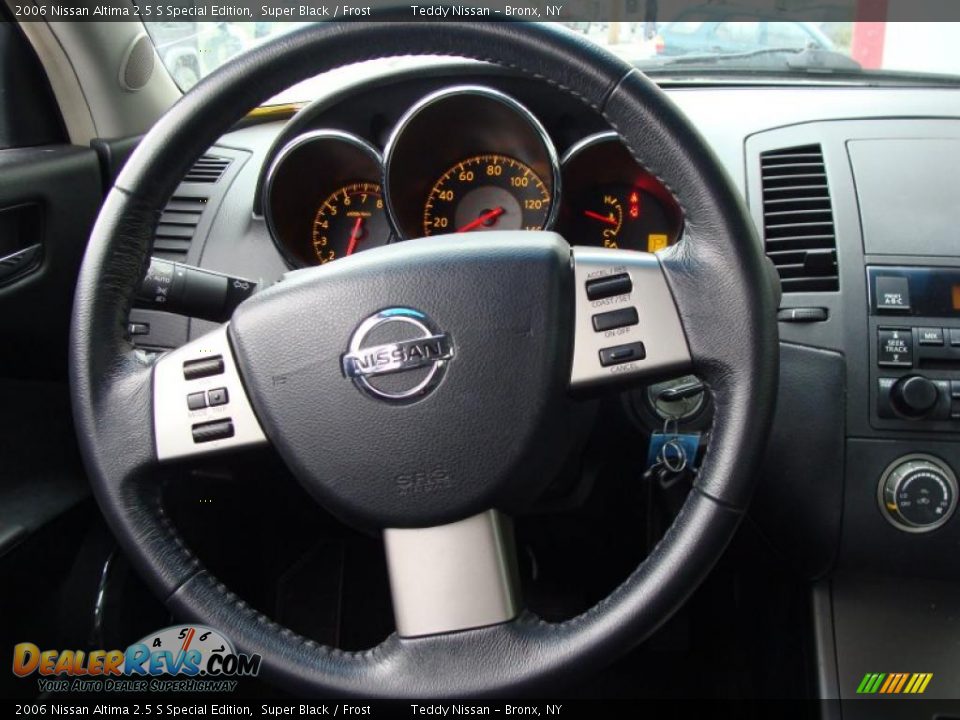 2006 Nissan Altima 2.5 S Special Edition Super Black / Frost Photo #18