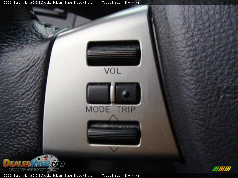 2006 Nissan Altima 2.5 S Special Edition Super Black / Frost Photo #21