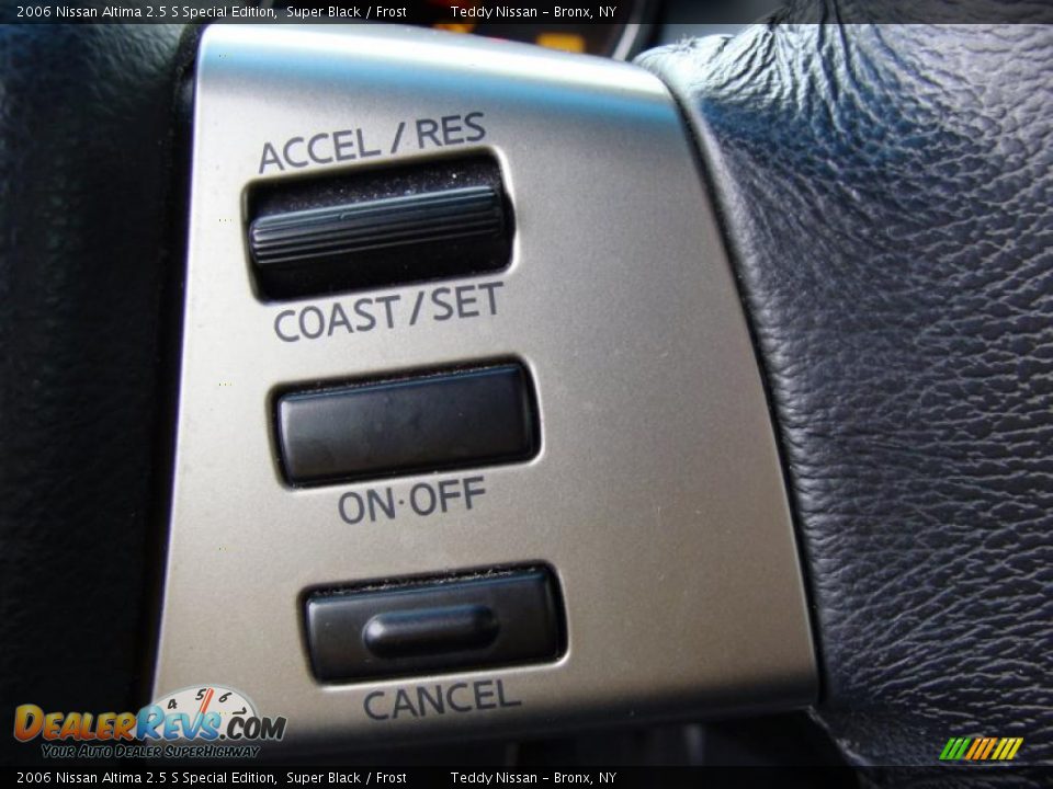 2006 Nissan Altima 2.5 S Special Edition Super Black / Frost Photo #22