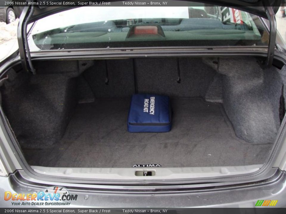 2006 Nissan Altima 2.5 S Special Edition Super Black / Frost Photo #24