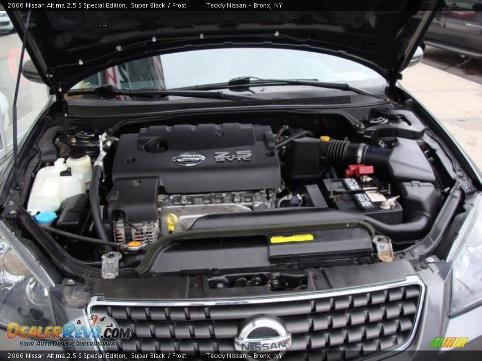 2006 Nissan Altima 2.5 S Special Edition Super Black / Frost Photo #25