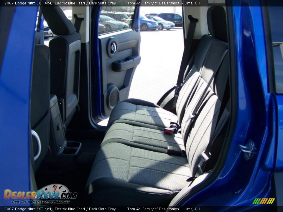 2007 Dodge Nitro SXT 4x4 Electric Blue Pearl / Dark Slate Gray Photo #11