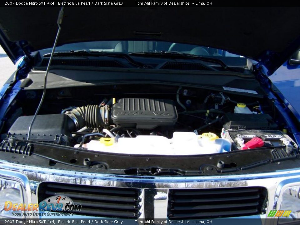 2007 Dodge Nitro SXT 4x4 Electric Blue Pearl / Dark Slate Gray Photo #16