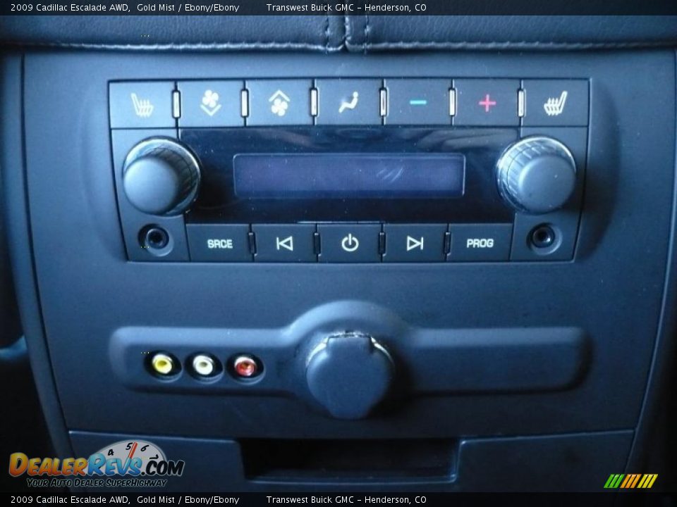 2009 Cadillac Escalade AWD Gold Mist / Ebony/Ebony Photo #9