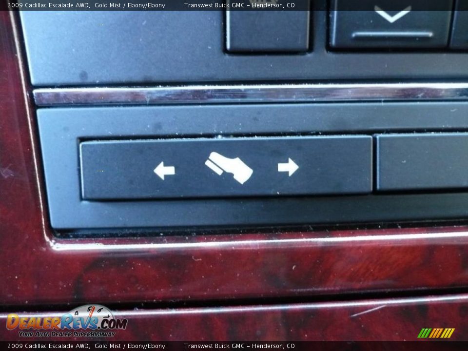 2009 Cadillac Escalade AWD Gold Mist / Ebony/Ebony Photo #16