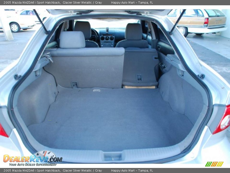 2005 Mazda MAZDA6 i Sport Hatchback Glacier Silver Metallic / Gray Photo #19