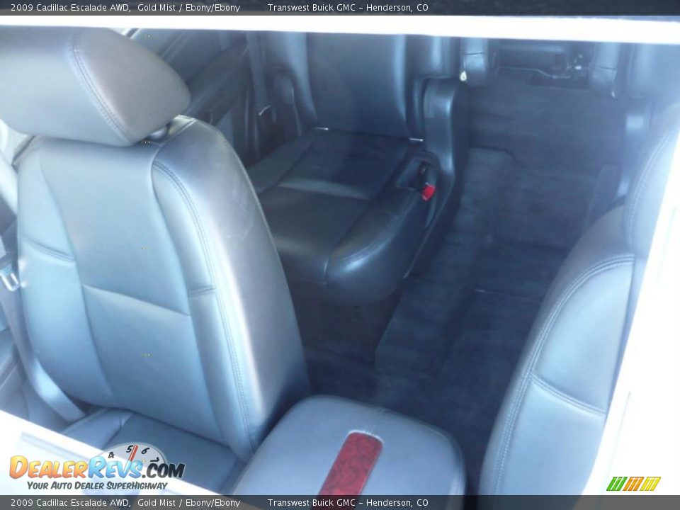 2009 Cadillac Escalade AWD Gold Mist / Ebony/Ebony Photo #23
