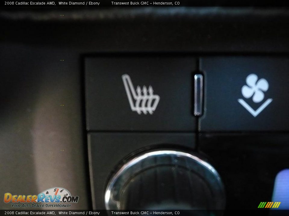 2008 Cadillac Escalade AWD White Diamond / Ebony Photo #10