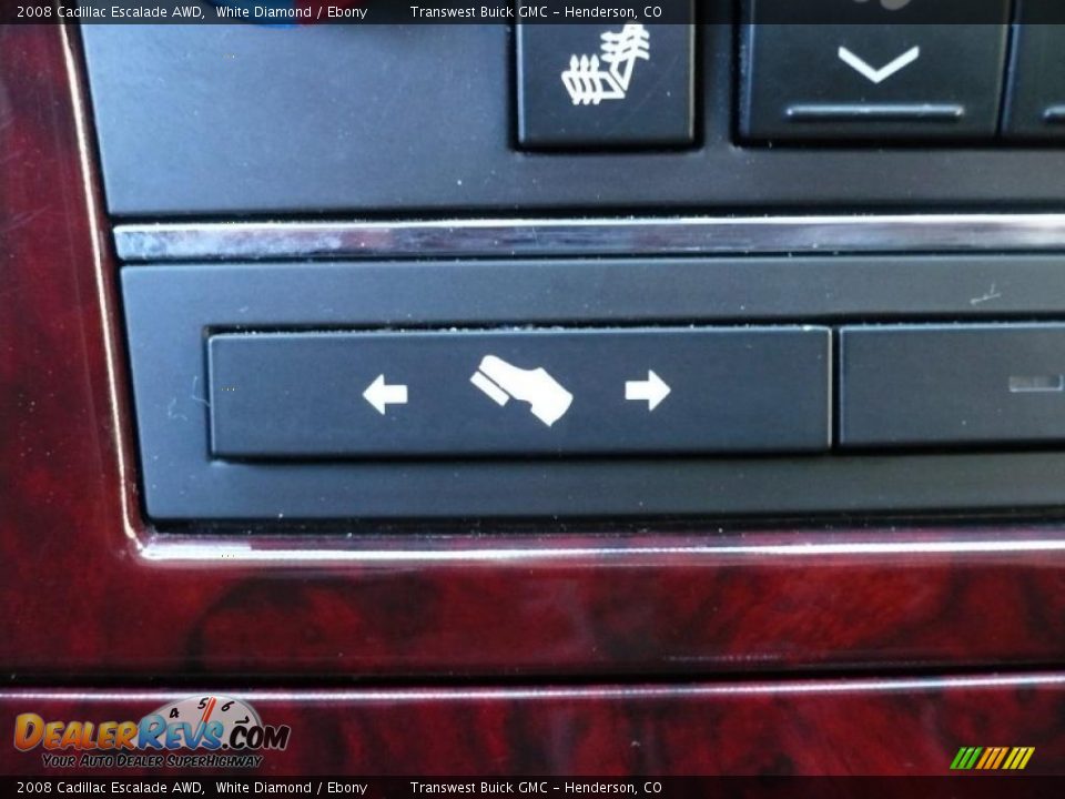2008 Cadillac Escalade AWD White Diamond / Ebony Photo #16