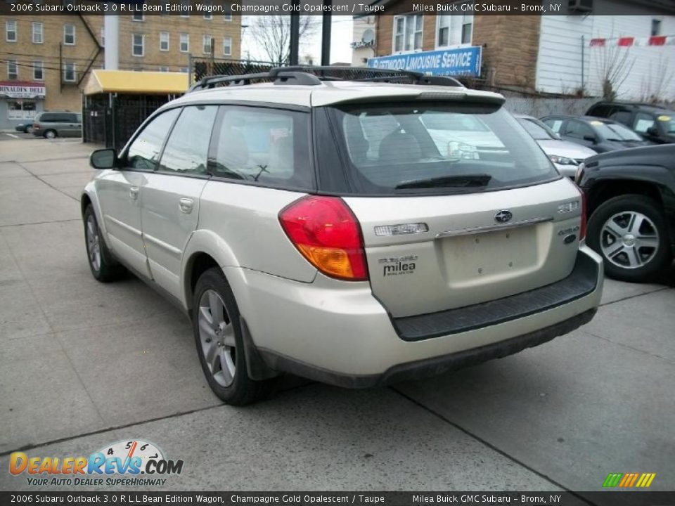 2006 Subaru Outback 3.0 R L.L.Bean Edition Wagon Champagne Gold Opalescent / Taupe Photo #3