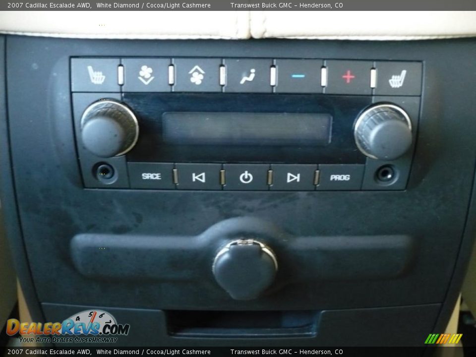 2007 Cadillac Escalade AWD White Diamond / Cocoa/Light Cashmere Photo #8