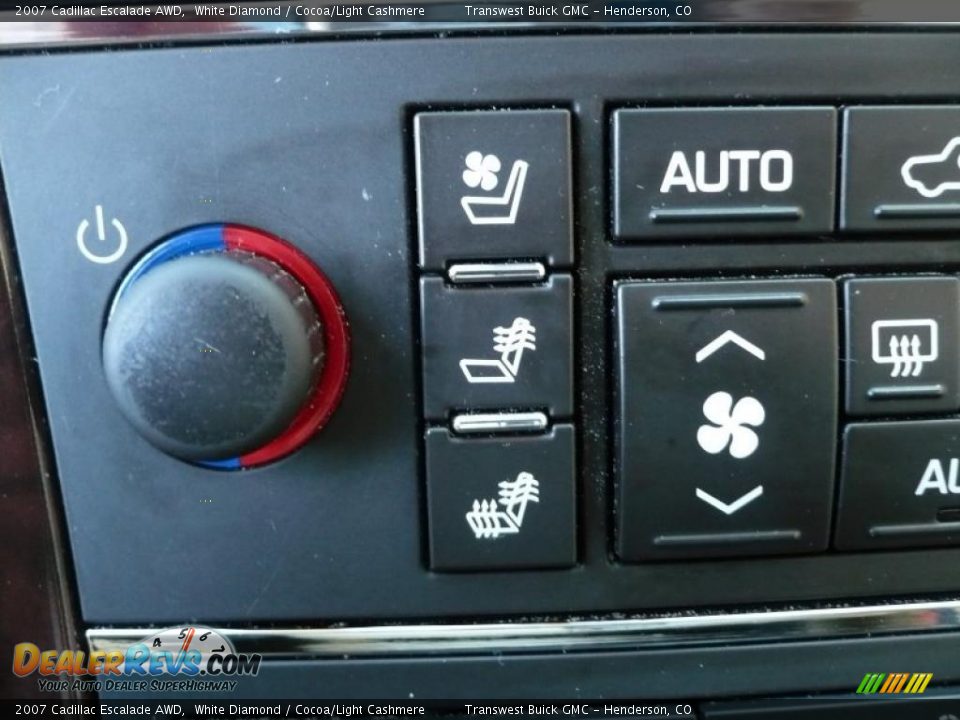 2007 Cadillac Escalade AWD White Diamond / Cocoa/Light Cashmere Photo #14